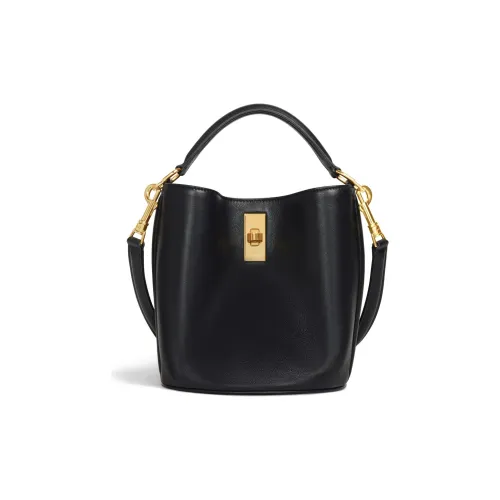 CELINE 16 Гладкая Телячья Кожа Ведрообразная Сумка Сумка Сумка через плечо Сумка через плечо Женская Черная
