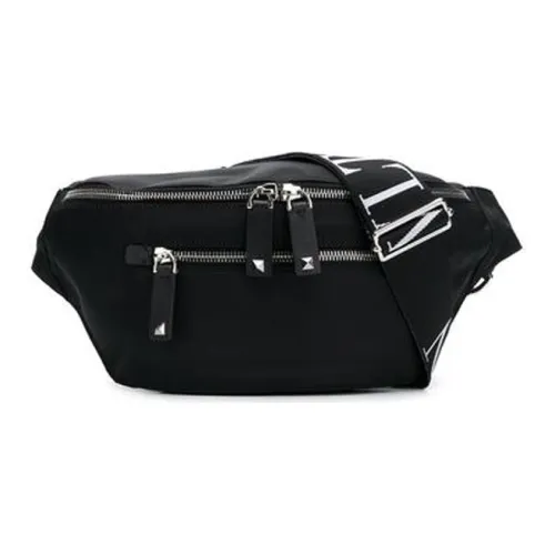 Valentino Полиуретан Слинг-Сумка Пояс Сумка Мужская Черная