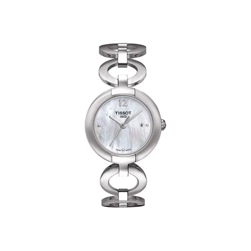 Tissot Quartz Movement Женские часы Жемчужная раковина Цвет