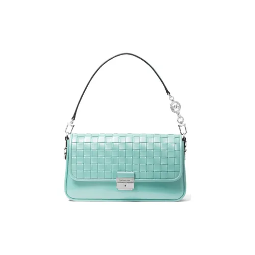MICHAEL KORS Кожа Baguette Сумка на плечо Маленькая Женская Светлый Аква Синий