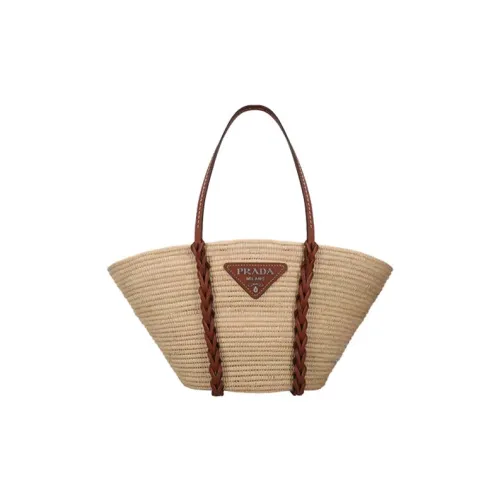 PRADA Luggage Collection Телячья кожа Сумка Стандартная Унисекс Бежевый