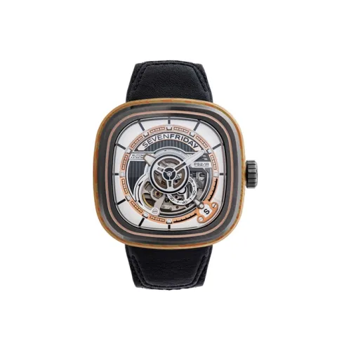 SEVENFRIDAY Автоматический механический механизм Мужские часы 47,6mm*47mm*15mm Скелет