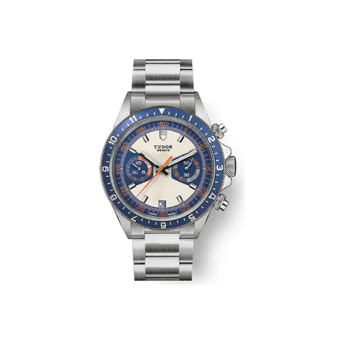 TUDOR Автоматический Механический Механизм Мужские Часы Enlightenment Collection 42 мм Синий