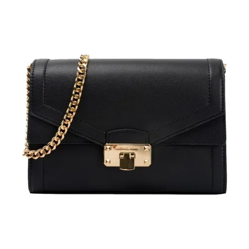 MICHAEL KORS Kinsley Коровья кожа Ручная сумка Сумка через плечо Женская Черная