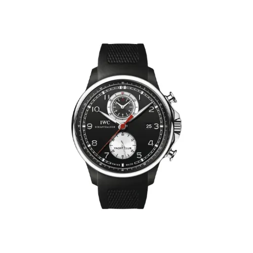 IWC Portugal Series Автоматический Механический Часы Мужские Циферблат 45,4 мм Черный