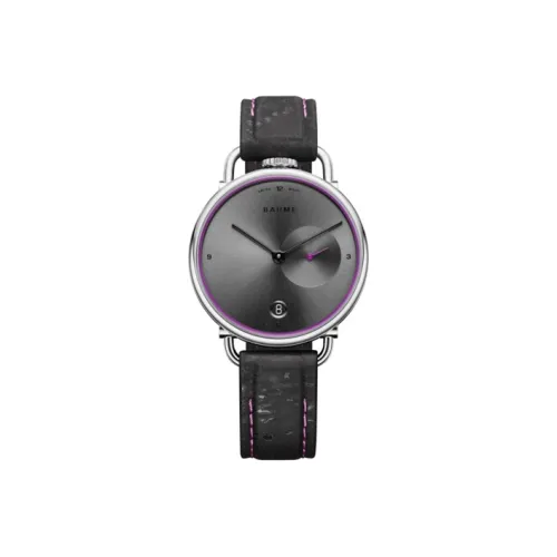 Baume Mercier Ben Collection Кварцевый механизм Женские часы 35 Серый циферблат Корпус из нержавеющей стали Ремешок из пробки