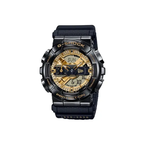 CASIO Кварцевый механизм Мужской Full Metal Коллекция Disk Watch 51,9mm*48,8mm Черный