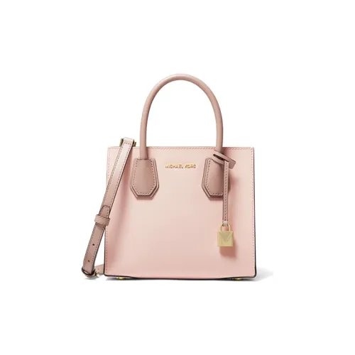 MICHAEL KORS Mercer Кожа Аккордеонная Сумка Портативная Сумка через плечо Маленькая Женская Вишневый цветок Розовый