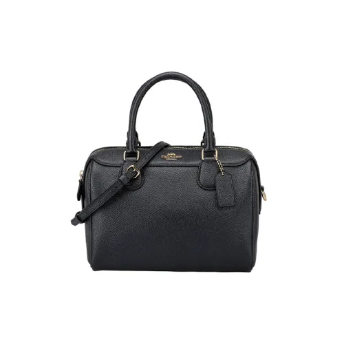 COACH Bennett Кожа Ведро Сумка Сумка Сумка через плечо Сумка через плечо Средняя Женская Темно-синяя