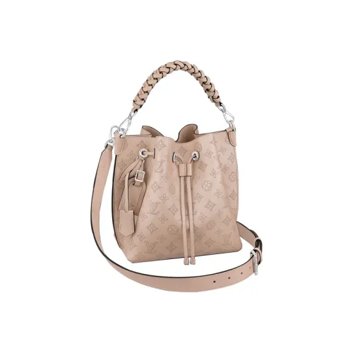 LOUIS VUITTON Телячья кожа Шнурок Сумка Сумка через плечо Сумка для женщин Перламутрово-розовый