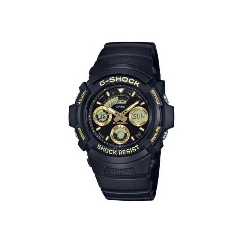 CASIO Liquid Crystal Analog Dual Display Series SHOCK Classic Collection Кварцевый механизм Resin Strap