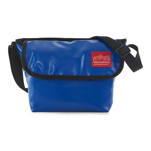 Manhattan Portage Нейлоновая курьерская сумка через плечо унисекс синий