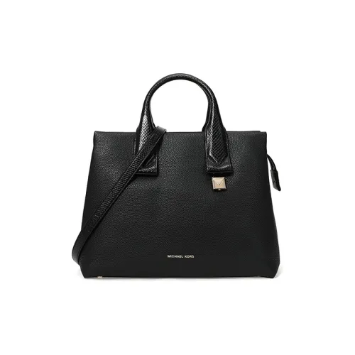 MICHAEL KORS Rollins Кожа Сумка через плечо Сумка на плечо Сумка Большая Женская Черная