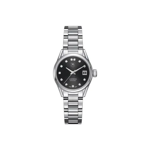 TAG Heuer Carrera Collection Автоматический Механический Механизм Женские Часы 28 мм Черный Циферблат