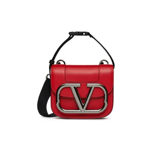 Valentino Кожа Сумка через плечо Мужская Красная