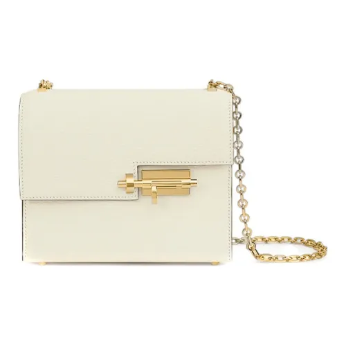 HERMES Verrou Mysore Шевро Verrou Сумка Сумка через плечо Стандартная Женская I2 Nata Кремово-белый