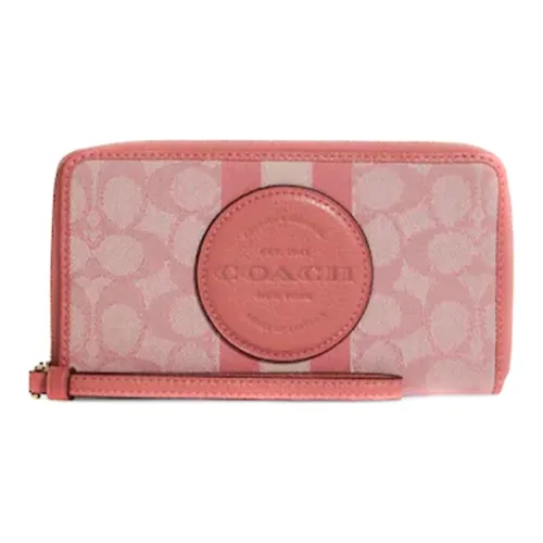 COACH Dempsey Ткань Чехол для телефона Запястье Сумка Кошелек Маленький Женские Цвет ириски Macaron Color Series