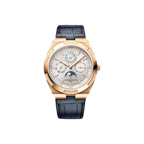 VACHERON CONSTANTIN Автоматический Механический Мужской Часы Longitudinal and Lateral Collection OVERSEAS 41,5 мм Серебряные