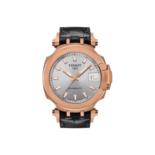 TISSOT Автоматический Механический Механизм Мужские Часы Race Collection 45 мм Серебряные