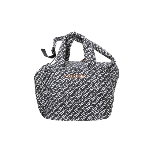 See By Chloe Canvas Bag Handbag Women's Black