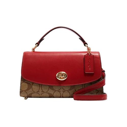 COACH Tilly Кожа Сумка через плечо Сумка Маленькая Женская