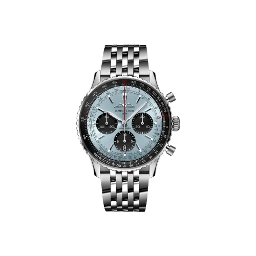 BREITLING Автоматический Механический Часы Мужские Aviation Chronograph Collection 43 мм Синий