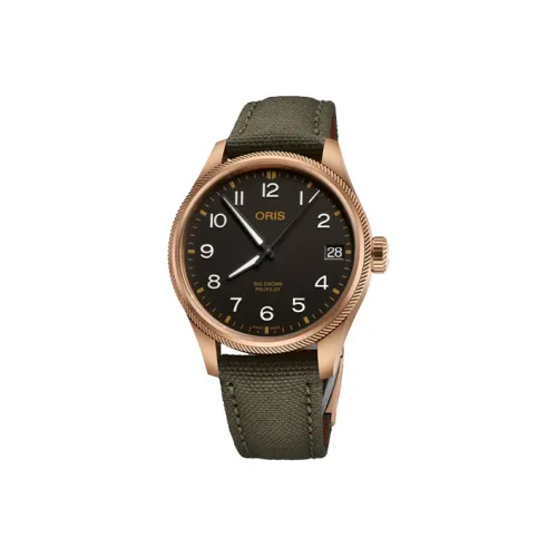 Oris Pilot Collection Автоматический Механический Механизм Мужские Часы Часы 41 мм Черный Циферблат