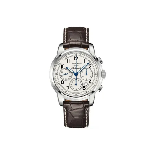 LONGINES Автоматический Механический Механизм Мужские Часы Soimia Collection 43 мм Белые