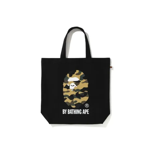 A BATHING APE Тоут Сумка Сумка для покупок Сумка Унисекс Черный белый