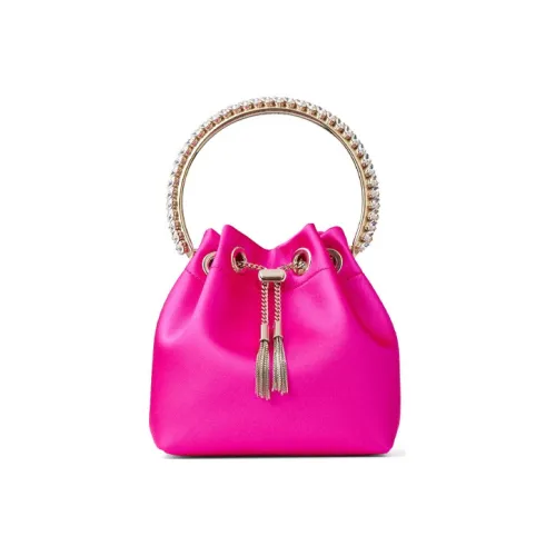 Jimmy Choo Ткань Сумка Стандартная Женская Фуксия