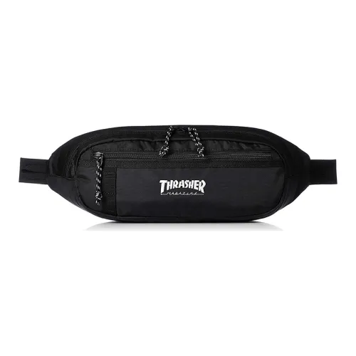 Thrasher Нейлон Бананка Стандартная Унисекс Черный Белый Текст