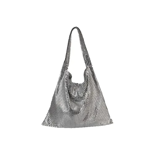 Paco Rabanne Металл Тоут Сумка Сумка для покупок Сумка Женская Серебряная