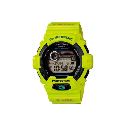 CASIO G Shock Theme Series Солнечный Кварцевый Механизм Смольный Ремешок Часы Мужские Черный Циферблат