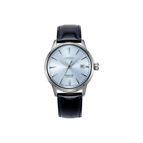 SEIKO Механический механизм Мужские часы 40,5мм*40,5мм*11,84мм Синий