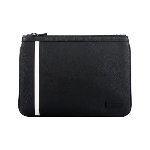 BALLY Коровья кожа Монетница Кошелек для монет Клатч Мужской Черный