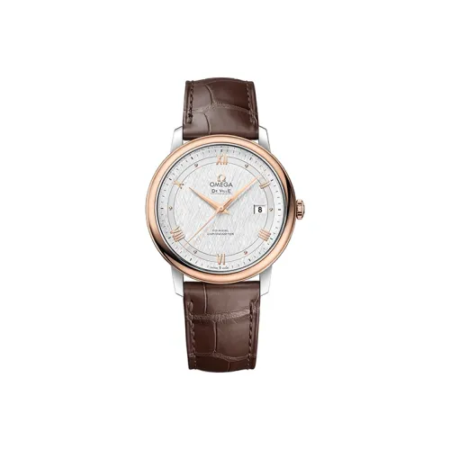 OMEGA Автоматический Механический Часы Мужские Elegant Saucer Series 39,5 мм Белые