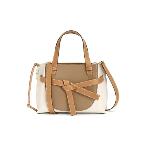 LOEWE Gate Коровья кожа Сумка Мини Женские Овсяный