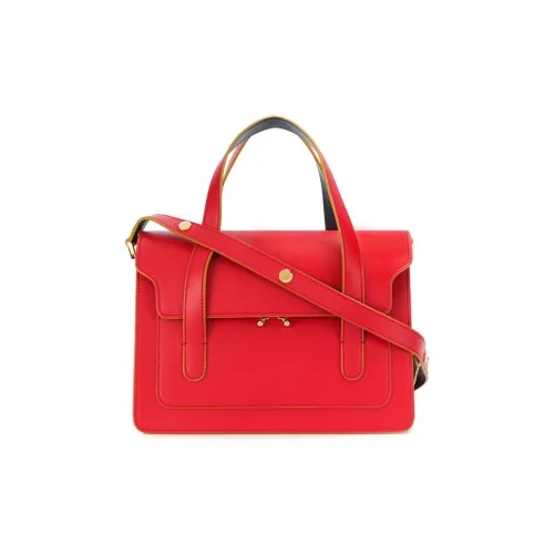 MARNI Основная часть Телячья кожа Сумка Средний Женские Красный