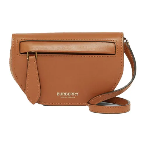 Burberry Кожа Сумка через плечо Клатч Унисекс Умбра