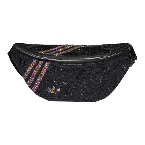 Adidas Originals Полиэстер Одно плечо Через плечо Бананка Обычный Женский Черный