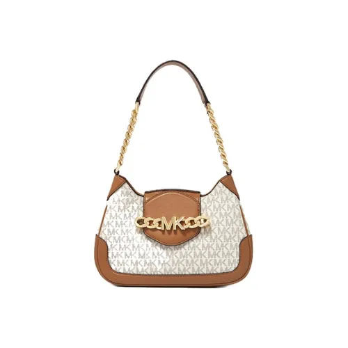 MICHAEL KORS Сумка через плечо из искусственной кожи женская ванильный белый и жемчужно-коричневый