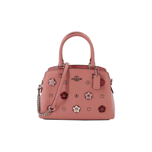 COACH Lillie Кожа Одно плечо Сумка Средний Женский Розовый