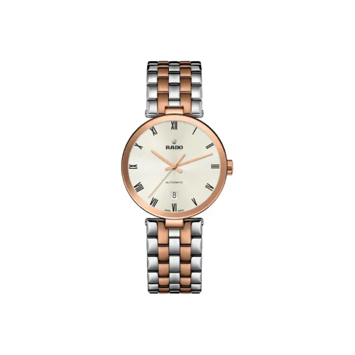 RADO Автоматический Механический Механизм Мужские Часы Florence Collection 38мм*38мм Серебряные