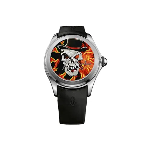 Corum Автоматический Механический Механизм Мужские Часы Bubble Collection 47 мм Черные