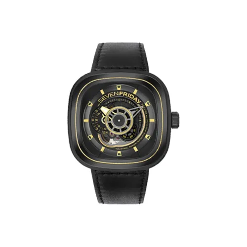 SEVENFRIDAY Автоматический Механический Movement Унисекс Часы 47,6mm*47mm*15mm Черные
