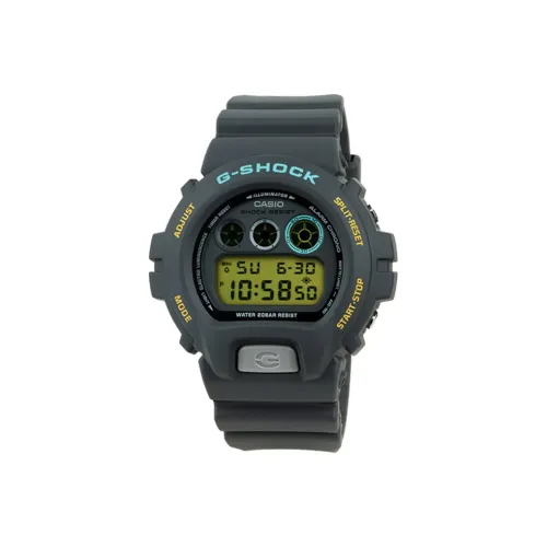 CASIO G SHOCK Collection Кварцевый механизм Смольный ремешок Часы Мужские Циферблат Серый DW6900JM20 8CR