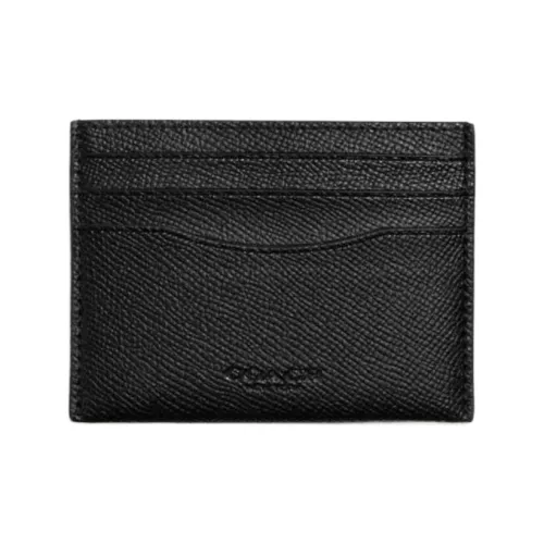 COACH Карточный чехол из кожи с пэчворком покрытие из ПУ кожаный держатель для карт мини мужской черный