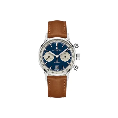 HAMILTON United States Classic Collection Автоматический Механический Механизм Мужские Часы Часы 40 мм Синий Циферблат