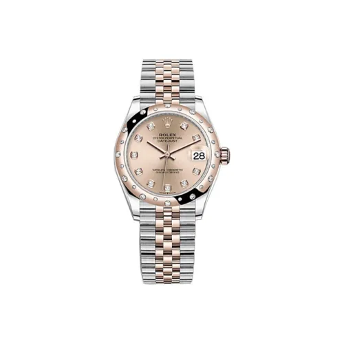 ROLEX Log Series Автоматический Механический Механизм Женские Часы 31 мм Золотой Циферблат Оистерстил Корпус Оистерстил Ремешок