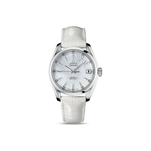 OMEGA Автоматический Механический Часы Мужские AQUA TERRA 150 метров Серебряные